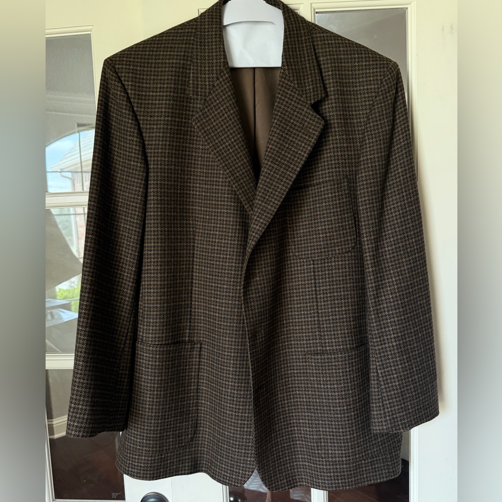 Men”S Pincus Bros For Norsttom Wool Houndstooth Check Blazer